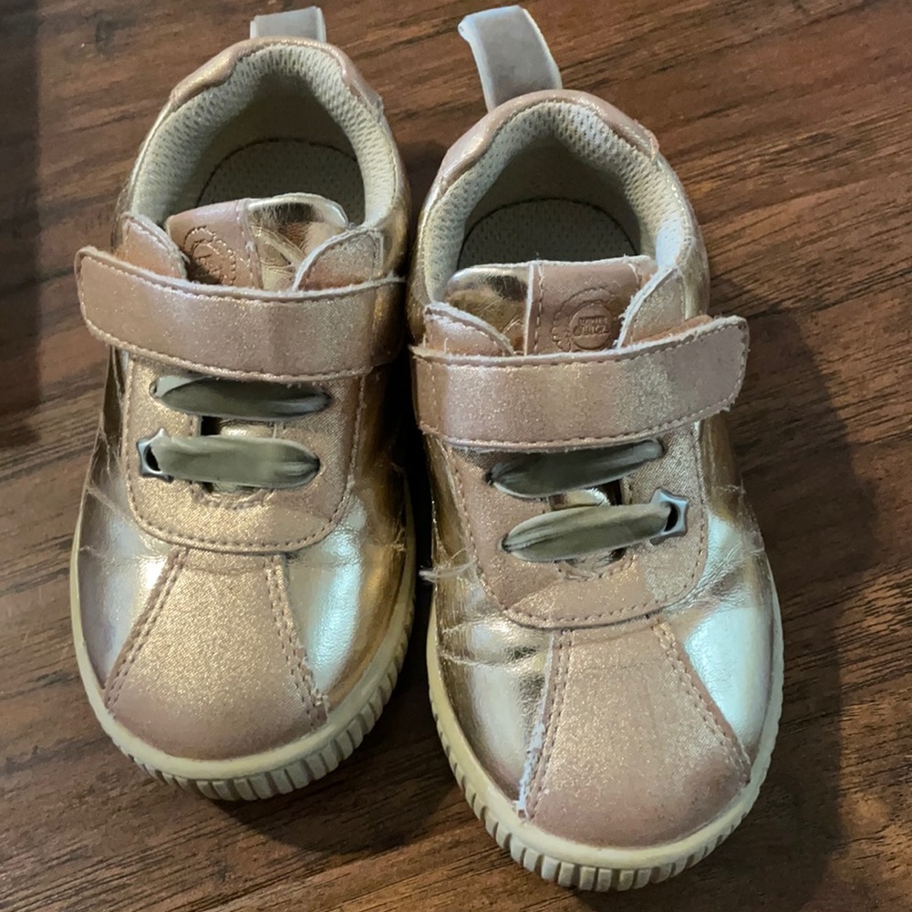 Rose Gold Livie and Luca Spin sneakers size 7